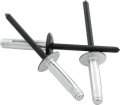 All18187 Medium Heavy Duty Rivets 0 1875 In Black Flange Type Aluminum Mandrel 250 Pack 