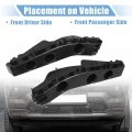 X Autohaux 1 Pair Front Driver And Passenger Side Bumper Brackets For Jeep Compass 2011-2017 No 5182597ac 5182596ac
