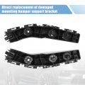 X Autohaux 1 Pair Front Driver And Passenger Side Bumper Brackets For Jeep Compass 2011-2017 No 5182597ac 5182596ac