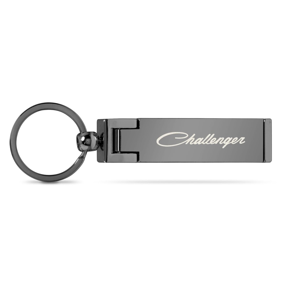 Dodge Challenger Classic Multifunction Cell Phone Stand Purse Bag Table Hanger Foldable Gunmetal Gray Key Chain