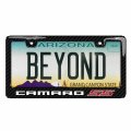 Ipick Image Black Real 3k Carbon Fiber Finish Abs Plastic License Plate Frame For Chevrolet Camaro Ss In 3d