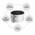Uxcell Flexible Pipe Coupling 16 2mm Connector With Stainless Steel Hose Clamps Repair Clamp For Plastic And Metal Pipes