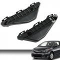 G-plus Pair Front Bumper Retainer Bracket Compatible With Toyota Yaris Hatchback Smooth Finish 525360d130 525350d130 2013-2016