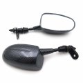 Httmt Mt252-012- Mini Racing Mirror Compatible With Kawasaki Ninja 500 Zzr600 636 Zx6rr Zx750 Zx7r Zx9r Carbon