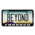 Ipick Image Compatible With Ford Bronco Black Real Carbon Fiber License Plate Frame