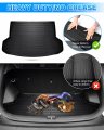 Cartist Cargo Liner Custom Fit For Kia Seltos 2020-2023 In Upper Position Fits Without Subwoofer No Sx Turbo Models All Weather