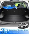 Cartist Cargo Liner Custom Fit For Kia Seltos 2020-2023 In Upper Position Fits Without Subwoofer No Sx Turbo Models All Weather