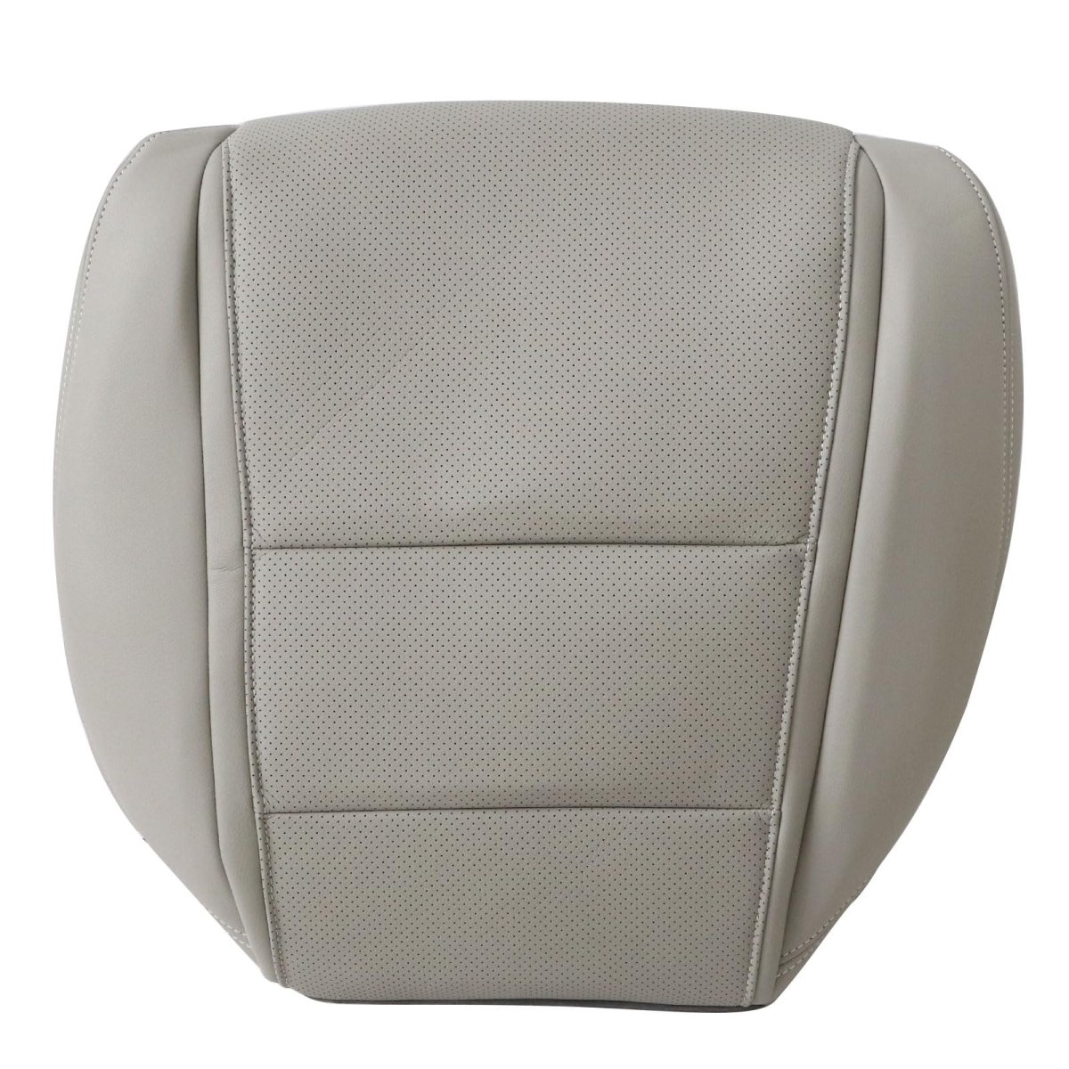 Front Driver Bottom Perforated Leather Seat Cover Gray For Acura Tl Base Sh Awd 2009 2010 2011 2012 2013 2014 Microfiber