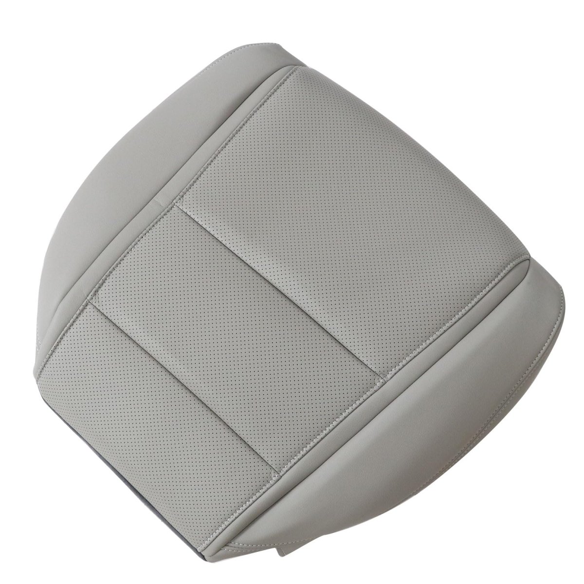 Front Driver Bottom Perforated Leather Seat Cover Gray For Acura Tl Base Sh Awd 2009 2010 2011 2012 2013 2014 Microfiber