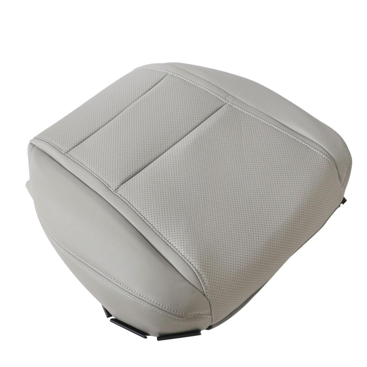Front Driver Bottom Perforated Leather Seat Cover Gray For Acura Tl Base Sh Awd 2009 2010 2011 2012 2013 2014 Microfiber