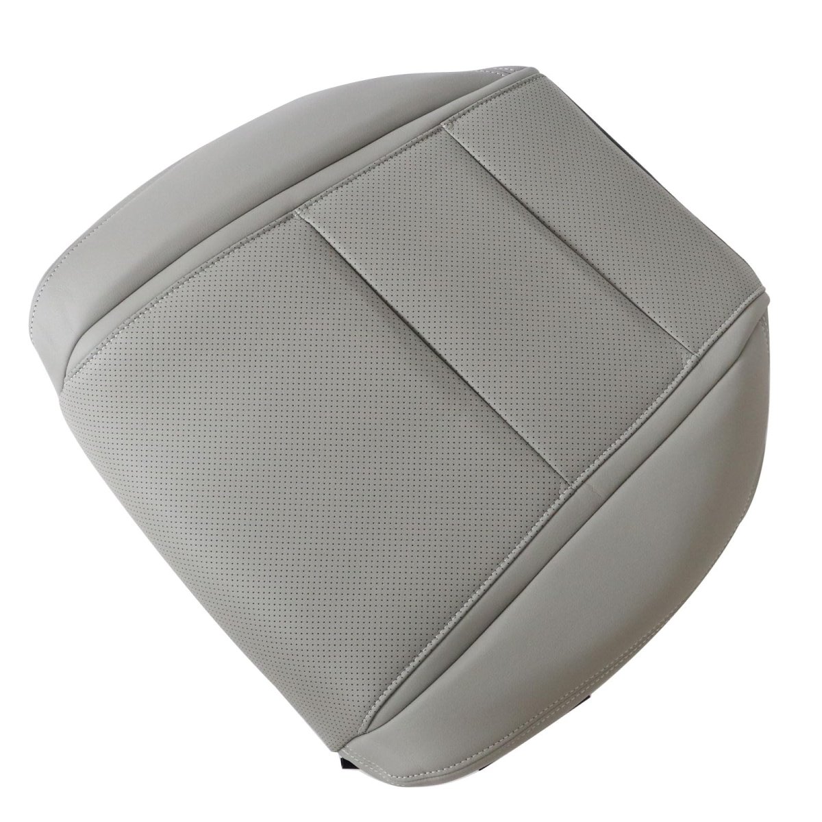 Front Driver Bottom Perforated Leather Seat Cover Gray For Acura Tl Base Sh Awd 2009 2010 2011 2012 2013 2014 Microfiber