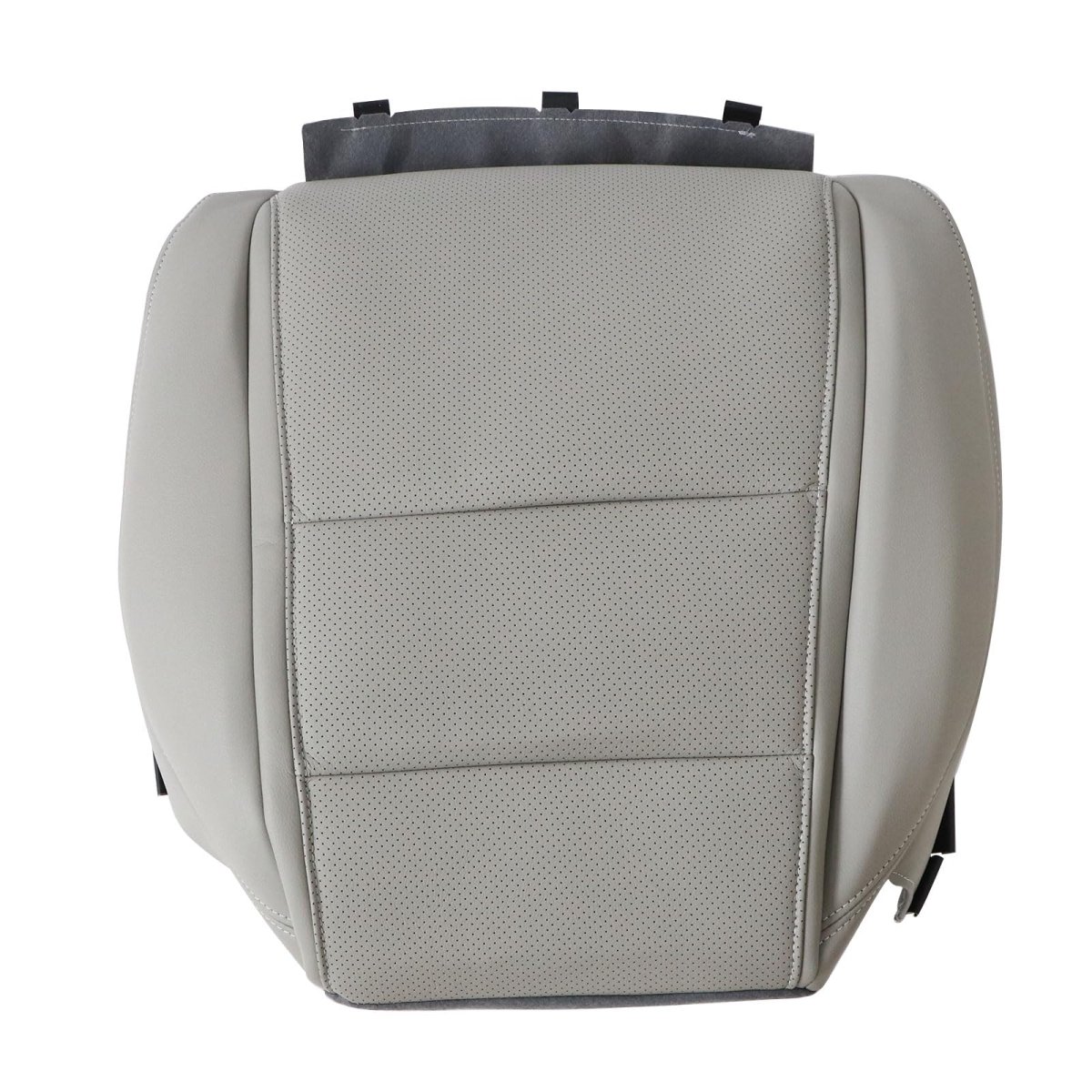 Front Driver Bottom Perforated Leather Seat Cover Gray For Acura Tl Base Sh Awd 2009 2010 2011 2012 2013 2014 Microfiber