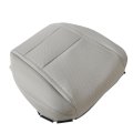 Front Driver Bottom Perforated Leather Seat Cover Gray For Acura Tl Base Sh Awd 2009 2010 2011 2012 2013 2014 Microfiber