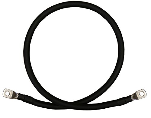 6 Awg Pure Copper Battery Inverter Cables Red And Black 7 Ft With 5 16 In Lugs For Solar Rv Car Boat
