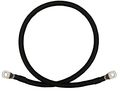 6 Awg Pure Copper Battery Inverter Cables Red And Black 7 Ft With 5 16 In Lugs For Solar Rv Car Boat