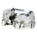 Auto Dynasty Smoked Houisng Clear Corner Headlight W Bumper Lamps Tool Kit Compatible With Ford F-150 F-250 F-350 92-96
