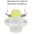 10pcs T5 B8 4d 5050 Instrument Led Bulb Gauge Cluster Speedometer Dashboard Panel Light Bulbs Kit Replacement For 2002 2003
