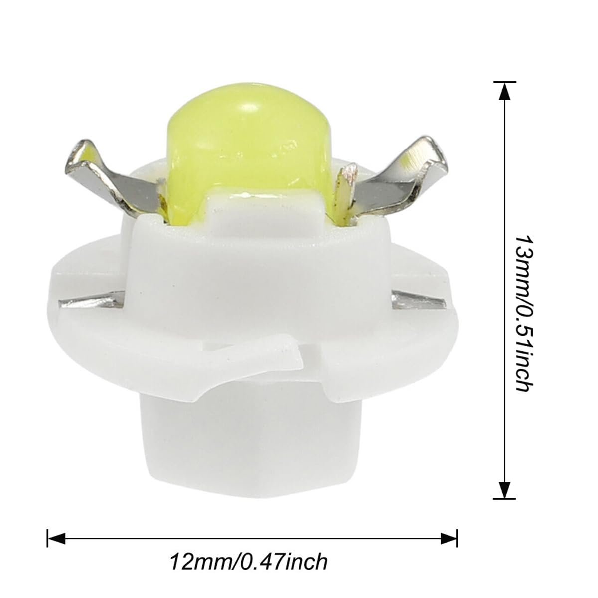 10pcs T5 B8 4d 5050 Instrument Led Bulb Gauge Cluster Speedometer Dashboard Panel Light Bulbs Kit Replacement For 2002 2003