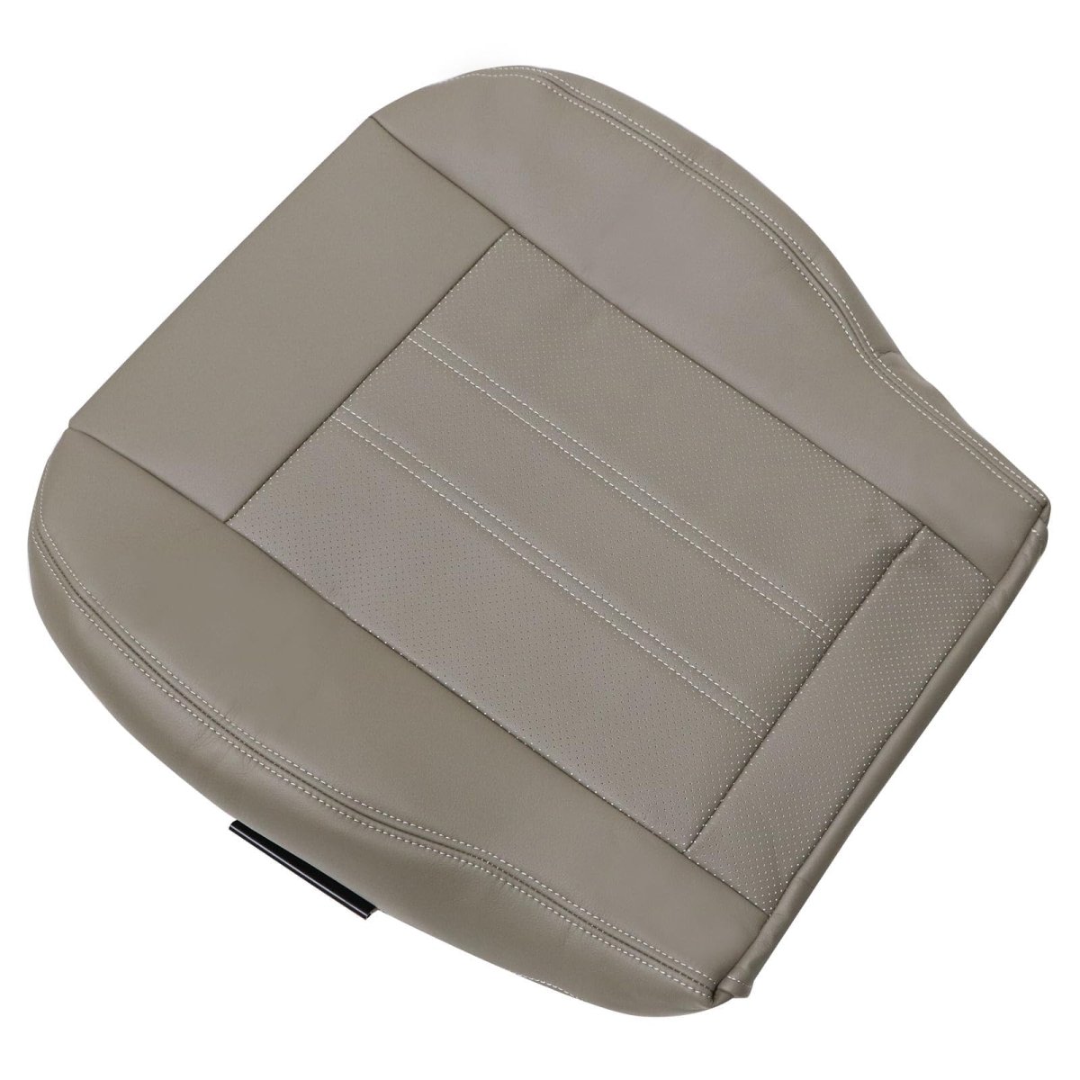 Front Driver Or Passenger Side Bottom Replacement Perforated Seat Cover Microfiber Leather Tan For Chrysler Town And Country