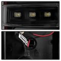 Acanii For 2016-2023 Toyota Tacoma Full Led Dual Tube Tail Lights Brake Lamps Black Smoked Driver Passenger Side