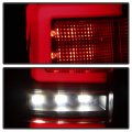 Acanii For 2016-2023 Toyota Tacoma Full Led Dual Tube Tail Lights Brake Lamps Black Smoked Driver Passenger Side