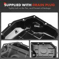 A-premium Transmission Oil Pan With Drain Plug Gasket Compatible 42rle Jeep Liberty Wrangler Dodge Challenger Charger Dakota