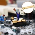 Patikil 40mm 6mm M5 Standoff Screws 20 Pack Brass Hex Pcb Standoffs Nuts For Motherboards Computer Cases Circuit Boards