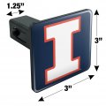 University Of Illinois Fighting Illini Logo Tow Trailer Hitch Cover Plug Insert