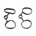 X Autohaux 1 Set Black Valve Cover Gasket Seal 11127572851 For Mini Cooper 2007-2012