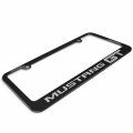 Ford Mustang Gt Speed Line Black Metal License Plate Frame Official Licensed 12 In X 6 Universal Fit For Car Suv Truck