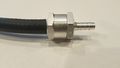 Muzzys 8mm 5 16 Fuel Check Valve Inline One-way Non-return Aluminum With Clamps For Water Gas Diesel Oils On Utv Quad