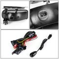 Auto Dynasty Compatible With Cadillac Escalade Pair Of Bumper Driving Fog Lights Wiring Kit Switch Smoked Lens