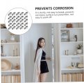 Partykindom 25 Sets Furniture Connector Armoire Wardrobe Closet Sliding Buckle Metal Fastener Connecting Screw Fasteners