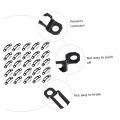 Partykindom 25 Sets Furniture Connector Armoire Wardrobe Closet Sliding Buckle Metal Fastener Connecting Screw Fasteners