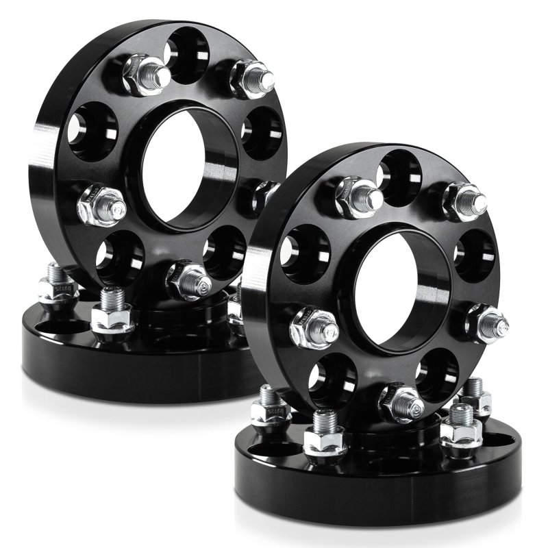 4 Pieces 1 0 Black Hub Centric Wheel Spacers 5x120 To Center Bore 66 9mm Compatible For 2010-2022 Camaro 2014-2020 Impala