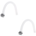 Wakauto Flexible Jerry Can Spout Nozzle 2pcs Long Plastic Gas Replacement Pour Aluminum Fuel Accessories