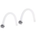 Wakauto Flexible Jerry Can Spout Nozzle 2pcs Long Plastic Gas Replacement Pour Aluminum Fuel Accessories