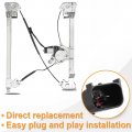 Npauto Front Driver Side Power Window Regulator With Motor Replacement For Ford F150 2004 2005 2006 2007 2008 Standard Or Crew