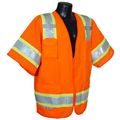 Radians Sv63oxl Polyester Class 3 Two Tone Surveyor Safety Vest X-large Orange 