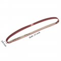 Uxcell 3 8-inch X 21-inch 9mm 533mm Sanding Belt 400 Grit Aluminum Oxide 12pcs