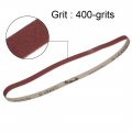 Uxcell 3 8-inch X 21-inch 9mm 533mm Sanding Belt 400 Grit Aluminum Oxide 12pcs