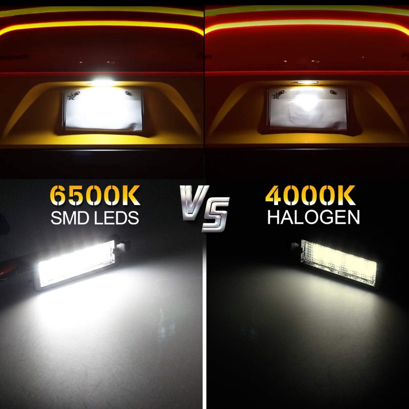 Led License Plate Light Tag Lamp Replacement For 2015 2021 Dodge Charger 2016 2018 Challenger 2017 2020 Jeep Compass Chrysler