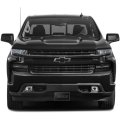 Chevrolet Z71 Offroad 3d Gunmetal Gray Name Logo On Black Stainless Steel License Plate Official Licensed 