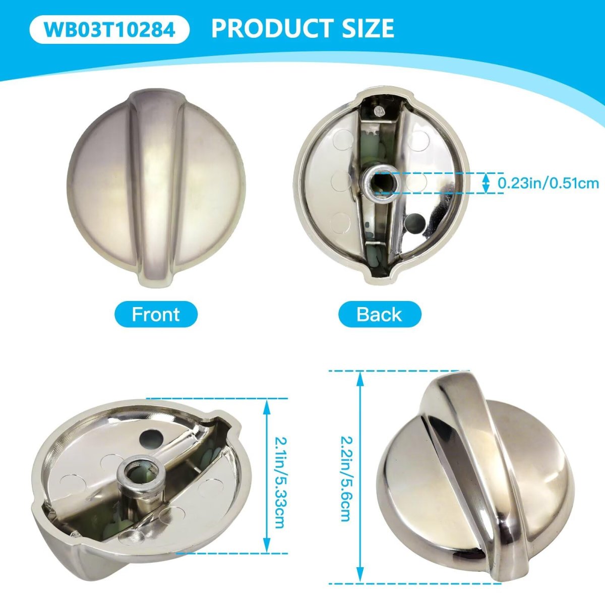 Wb03t10325 5x Knobs Fit For Ge Cooktop Burner Stove Knob Replaces Ps3510510