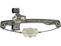 Rear Left Driver Side Power Window Regulator Assembly For 2006-2012 Ford Fusion 