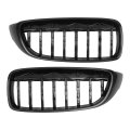 Front Hood Bumper Grille For Bmw 428i Xdrive F32 2014-2016 No 51137294813 51137294814 Kidney Grill Diamond Star 1 Pair Black 