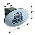 Old Dominion University Secondary Oval Tow Trailer Hitch Cover Plug Insert