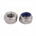 Uxcell M6 Thread Dia 304 Stainless Steel Self-locking Nylon Insert Lock Hex Nut 30pcs