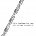 Uxcell Hss High Speed Steel Extra Long Twist Drill Bits 7mm Diameter 200mm Length For Hardened Metal Woodwork Plastic Aluminum