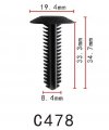 Autobahn88 Compatible With Pillar Cover Clip For Gm Oem 15588078 Pack Of 20